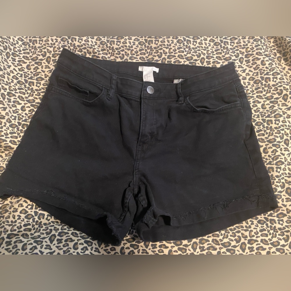 H&M Black Jean Shorts for Women